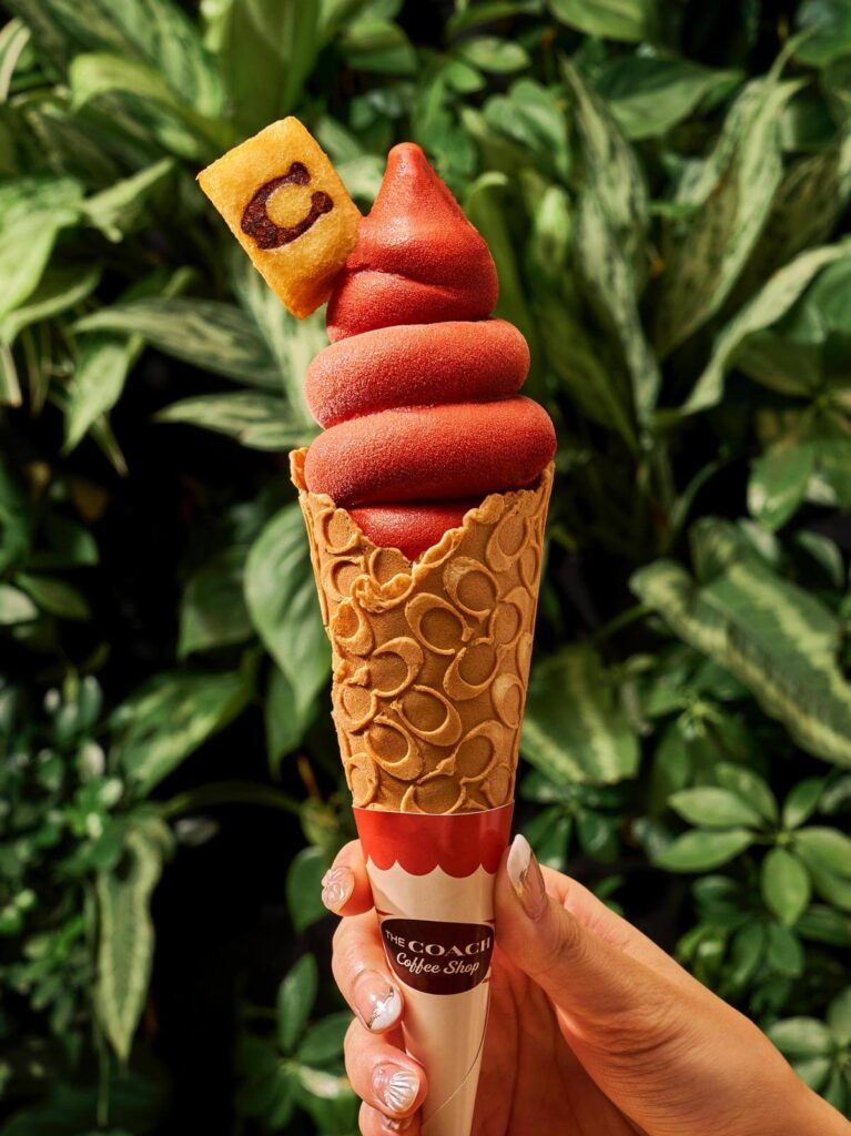 signature softserve, coach coffee shop, coffee shop, soft serve, chili crab soft serve