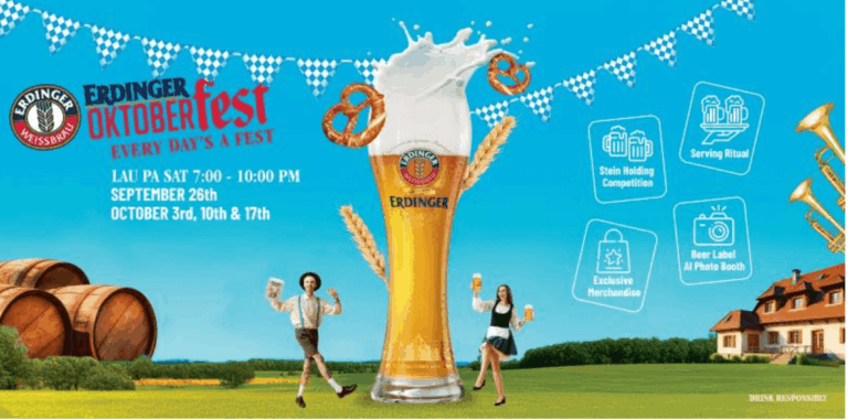 Singapore’s Ultimate Oktoberfest Street Festival: ERDINGER Takes the Party to Lau Pa Sat and Haji Lane
