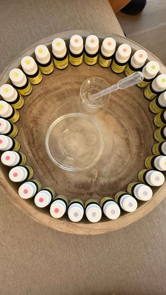 spa treatment at initial sama, oil choices, spa treatment, wellness centre